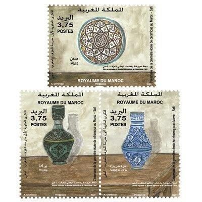 Barid AL Maghrib a lancé une émission spéciale intitulé<b> 'Centenaire de la 1ère école de céramique au Maroc-Safi (1920-2020)'</b>